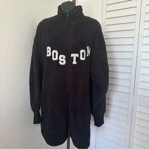 ASOS Boston Oversized Zip Up Fleece, Size 6